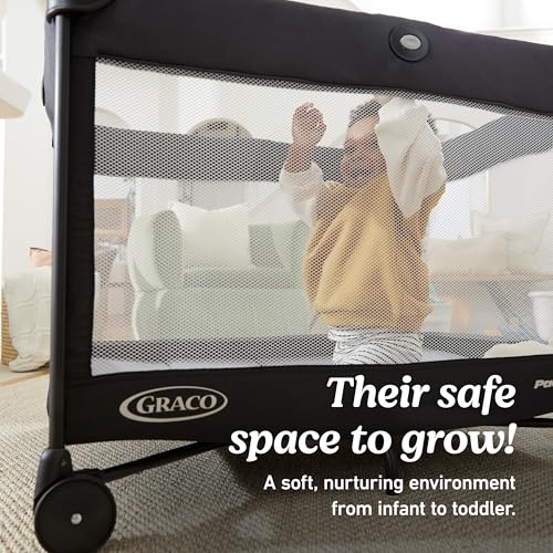Playard with Travel Bassinet - Graco On the Go Zip DLX Parker Variation