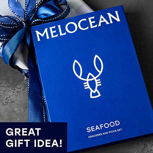 Professional Zinc Alloy Crab and Lobster Crackers Set with Seafood Picks & Gift Box
