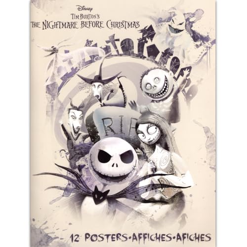 Nightmare Before Christmas Posters Room Decor - 12 Pc Bundle for Kids