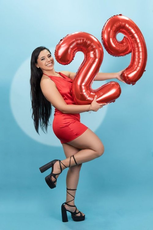 Happy 26th Birthday Balloon by [Brand Name] - 40 Inch Red Foil Number Balloon for Men & Women | Perfect for Engagement & Wedding Decorations