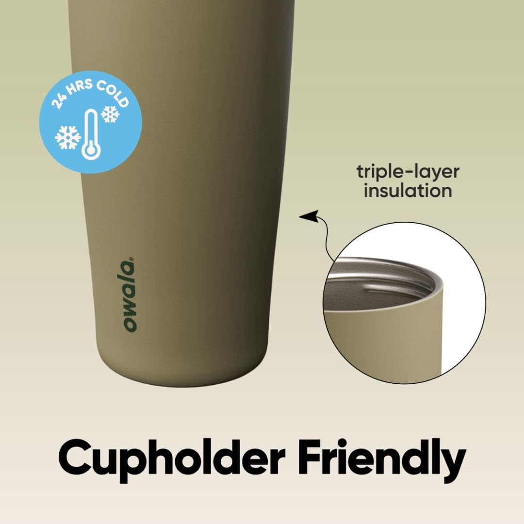 Owala FreeSip Sway Insulated Water Bottle - 40oz Stainless Steel, Two-Way Spout & Built-In Straw, BPA Free
