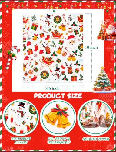 200 Pcs Christmas Wax Paper for Food, Sheets