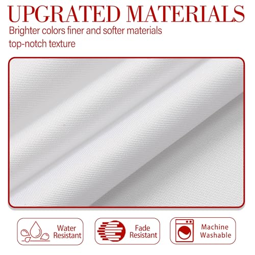 Cusugbaso Red Christmas Tablecloth 60x104 Inches - Holiday Decor for Dining & Outdoor