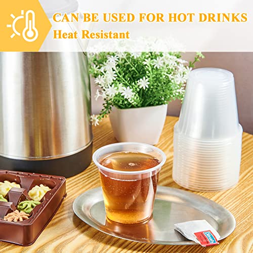 600 Pack 9 oz Disposable Clear Plastic Cups - Cocktail & Party Cups