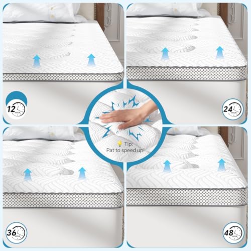 Queen Bamboo Visco-Elastic Mattress Topper Pillow Top Cushion