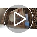 Vinyl Record Storage Box Set - 2 Pack Bamboo & Acrylic Crates for Albums & Magazines