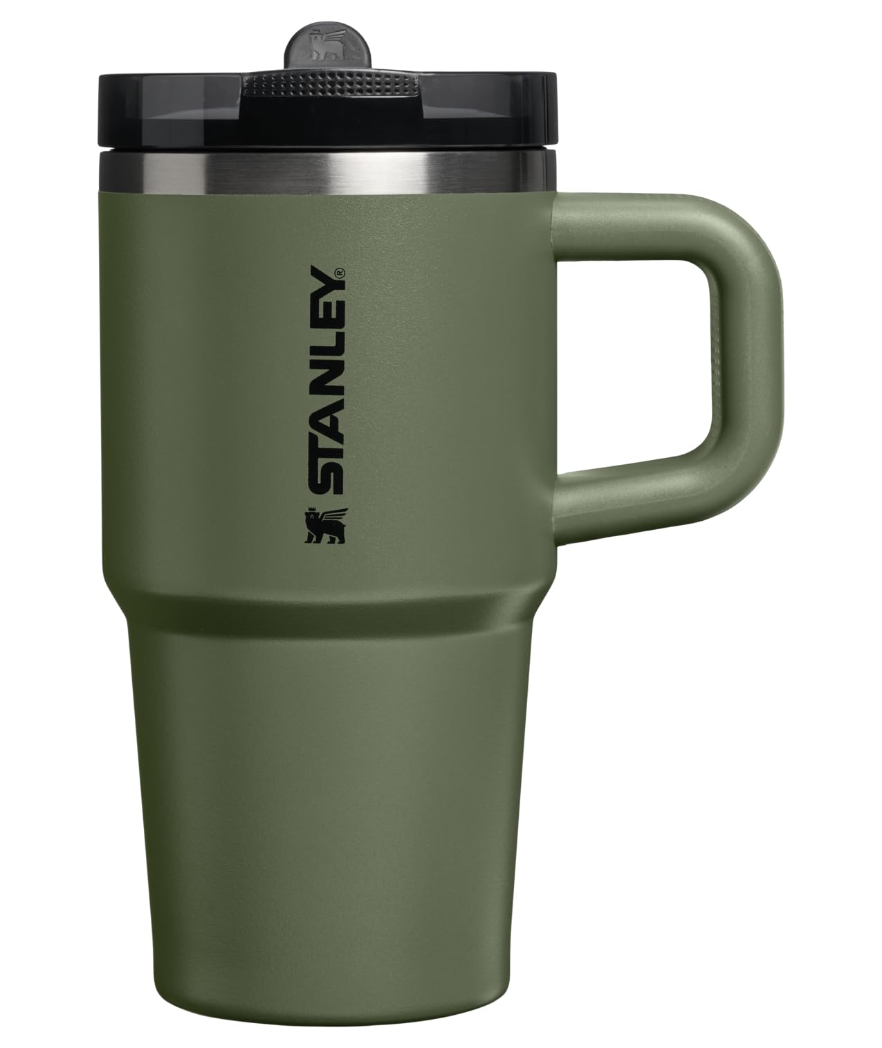 STANLEY Quencher ProTour Flip Straw Tumbler with Leakproof Lid 20 oz | Built-In Straw & Handle | Cupholder Compatible for Travel | Insulated Stainless Steel Cup | BPA-Free | Dried Pine