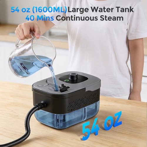 Portable Steam Cleaner 1800W High Pressure Handheld Floor & Tile Upholstery