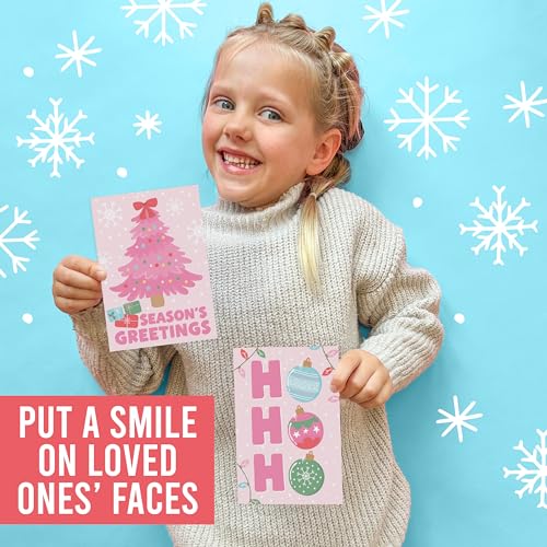 Blank Christmas Cards with Envelopes - Holiday Greeting Card Set, 54 Pack