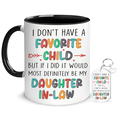 Hyturtle Mother-in-Law Coffee Mug with Keychain - Funny 11oz Gift