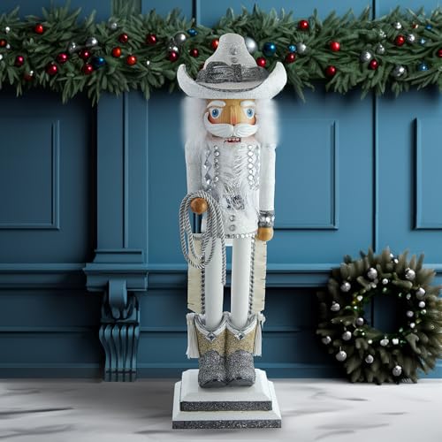 Kurt S. Adler 19-Inch Hollywood Rhinestone Cowboy Nutcracker