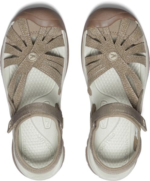 Women's Rose Casual Closed Toe Sandals - 8.5 Brindle Shitake Variation