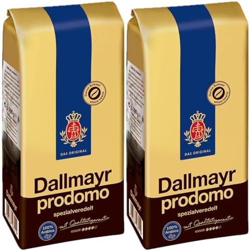 Gourmet Coffee Beans - Whole Bean Prodomo 1.1 lb Pack of 2 by Dallmayr