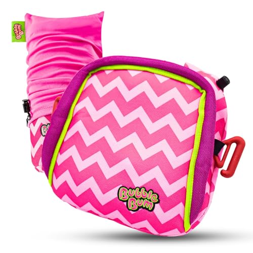 Inflatable Booster Car Seat for Kids Pink Chevron - Travel & Safety