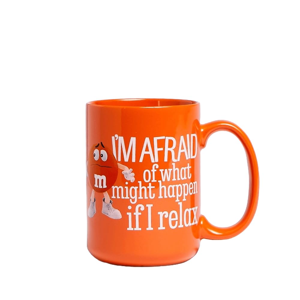 M&M’S Character Quote Mugs Gift Set of 6, Colorful Coffee or Tea Mugs, Fun Coffee Gift Set or Unique Birthday Gift