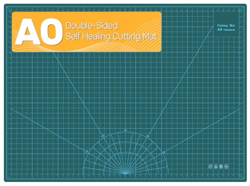 Green Self-Healing Cutting Mat 35 x 47 Inches Double-Sided Rotary Craft Board