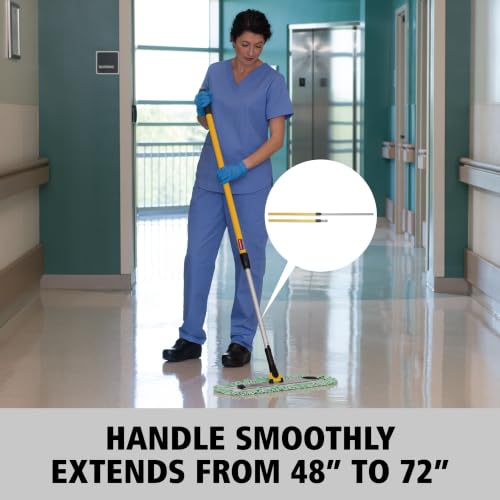Rubbermaid HYGEN Adjustable Extension Handle for Microfiber Mops & Cleaning Tools