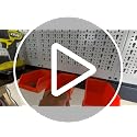 Grey 109 pcs Pegboard Wall Organizer 48x24 in Garage Metal Storage System