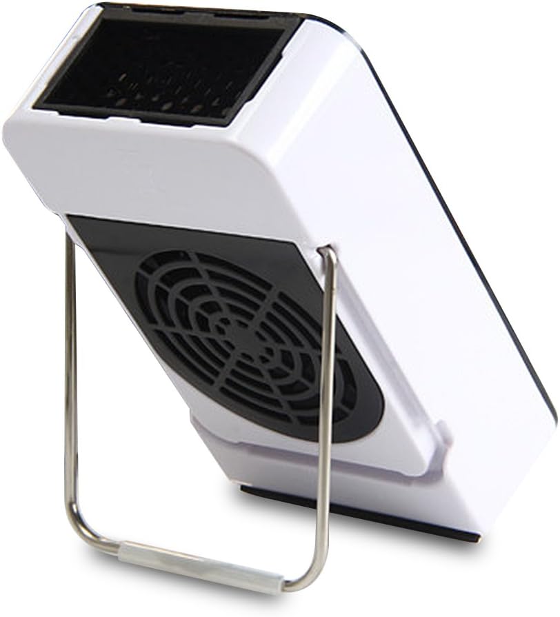 YOUCIDI Mini Portable Electric Fan Heater - Energy-Saving Desktop Room Warmer | Black Color