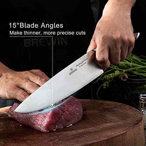 Japanese Chef Knife Set 5 Pieces with Pakkawood Handles - Ultra Sharp Kitchen Knives