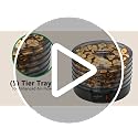 NutriChef Black Electric Food Dehydrator - Multi-Tier Food Preserver & Snack Maker