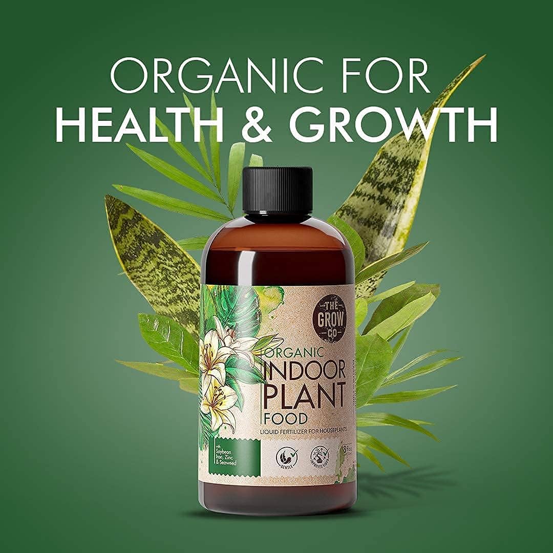 Organic Indoor Plant Food - All-Purpose Liquid Fertilizer for Houseplants & Outdoor Pots | 8 oz