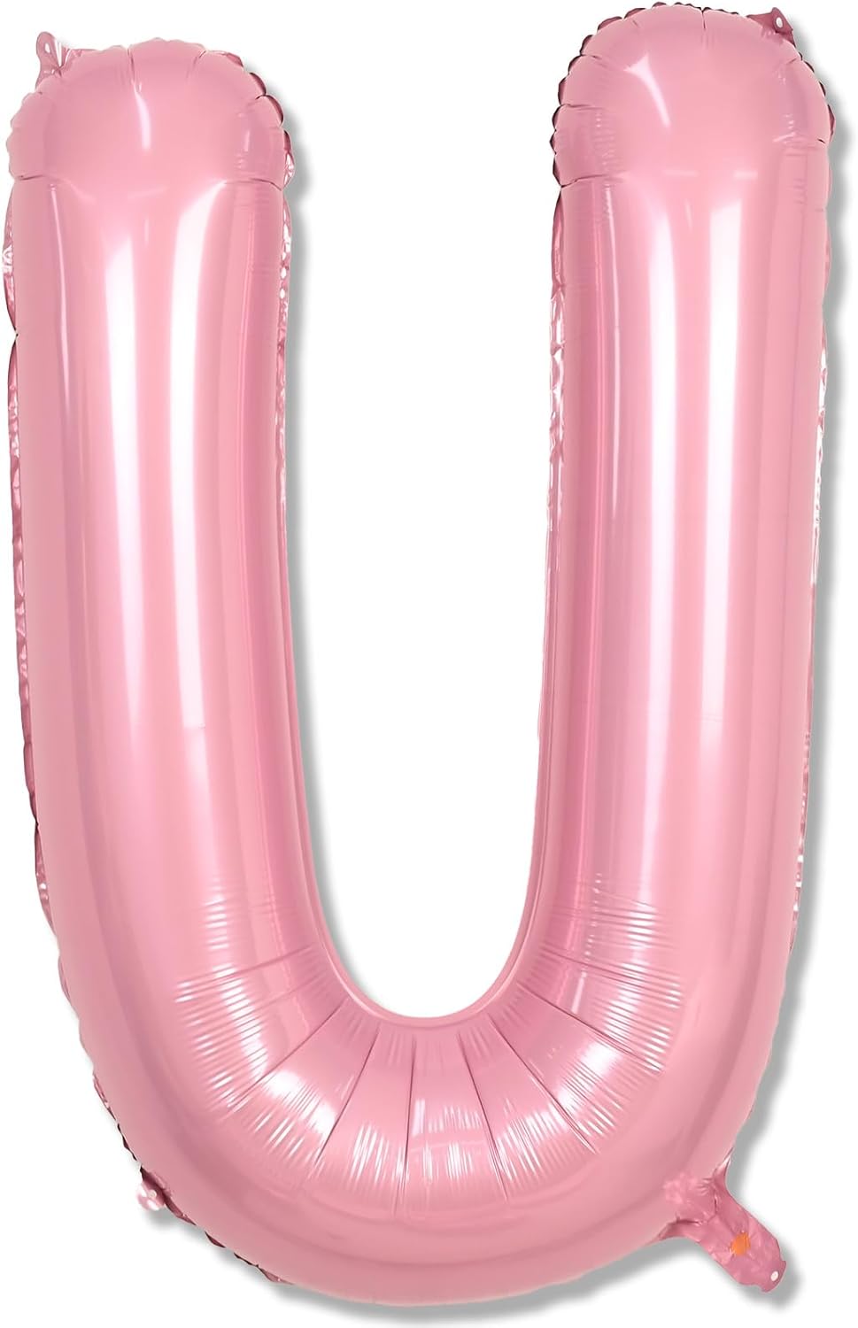 Skiennix 40-Inch Pastel Pink Letter Balloon U - Giant Mylar Foil Balloon for Birthday Party Decor