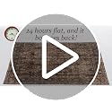Beige Neutral Floral Area Rug - Machine Washable Non-Slip Home Decor