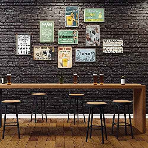 Candy Cane Lane Retro Metal Tin Sign Traditional Christmas Sweets and Treats Print Wall Art for Home Living Room Outdoor or Indoor Wall Decor Gift Christmas Candy Cane Lollipop Poster 8x12 Inch