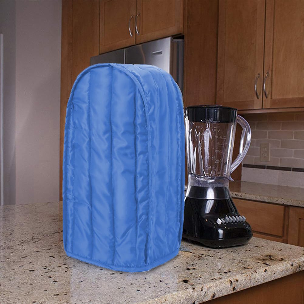 Blender Dust Cover, Polyester Anti-Fingerprint Appliance Cover, Stain & Dust Resistant Protective Sleeve for Stand Mixer, Coffee Maker & Kitchen Blender, Home Kitchen Decor (Blue)