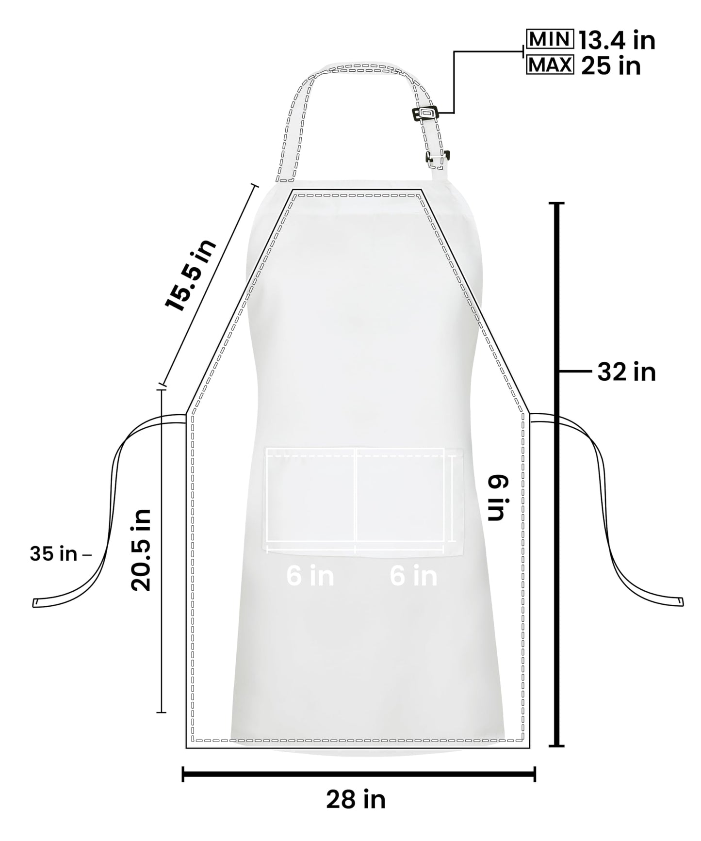Utopia Kitchen 10 Pack Bib Apron, Unisex Adjustable Aprons with 2 Pockets, Waterdrop Resistant Cooking Kitchen Chef Apron for Men Women