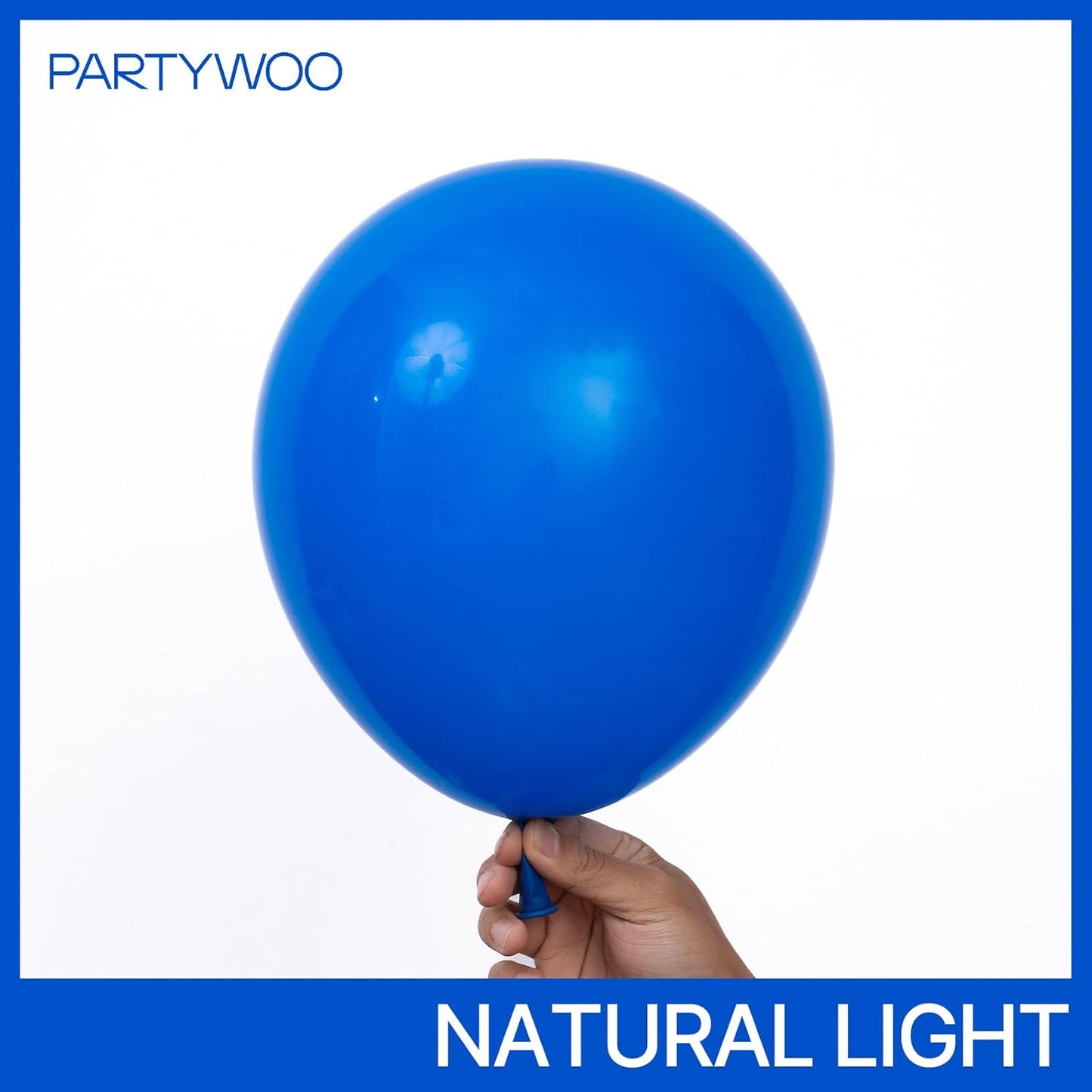 PartyWoo Royal Blue Balloons - 127-Piece Arch Kit for Baby Showers, Graduations & Birthday Parties | Various Sizes