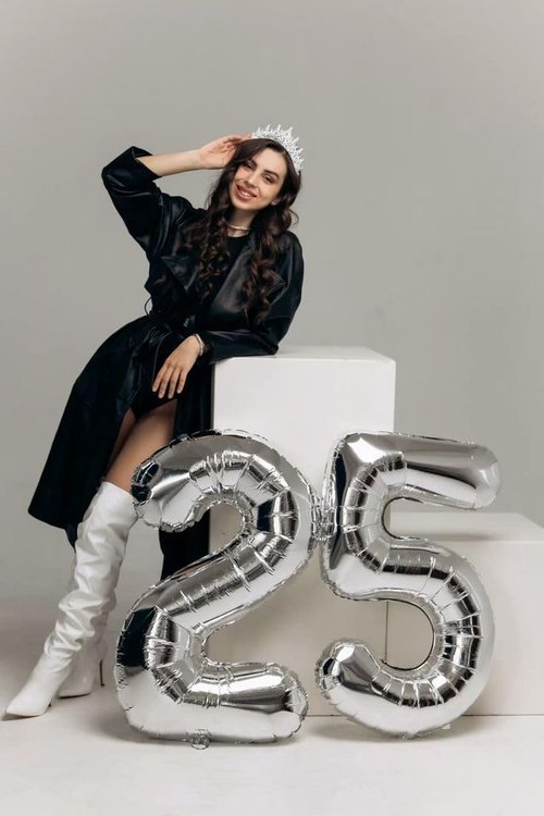 Balloon 15 | 40-Inch Silver Foil Number Balloons for 15th Birthday & Anniversary Celebrations