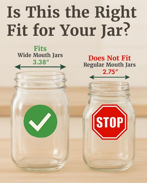 Elementi Mason Jar Fermentation Lids - Set of 4 Easy Grip Silicone Airlock Lids for Wide Mouth Mason Jars – Sauerkraut & Pickling Fermentation Kit – Self Burping Airlocks for Fermenting Kit