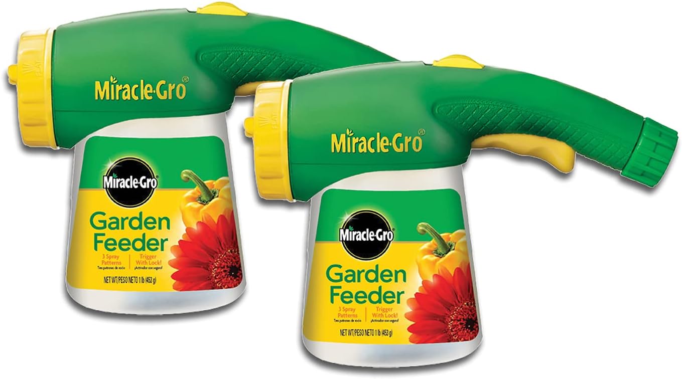Miracle-Gro Garden Feeder - Water Soluble All-Purpose Plant Food | 1 lb. (2-Pack) for Lush Gardens