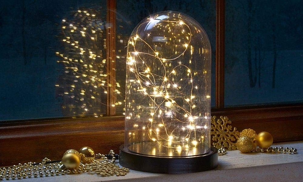 Perfectday 200 LED Copper Fairy String Lights - 66 FT Waterproof Warm White USB Powered for Indoor/Outdoor Decor