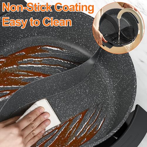 Stariver 6L Electric Hot Pot with Divider & 5-Temp Control - Black