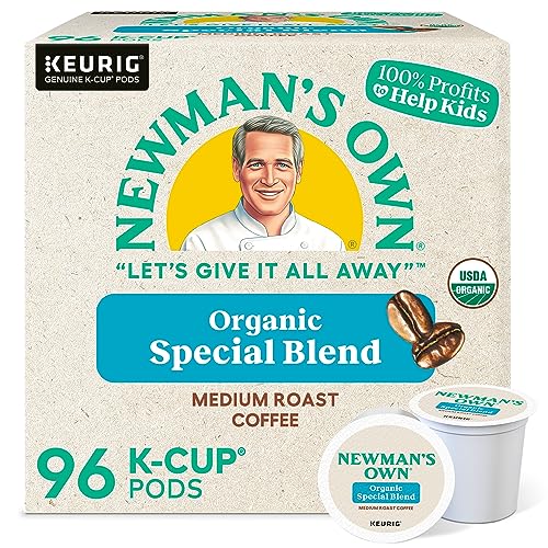 Newman's Own Organic Special Blend Keurig Coffee Pods Unflavored 24-Count Pack of 4