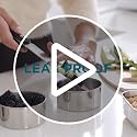 U-Konserve Stainless Steel Nesting Food Containers Set of 3 with Clear Silicone Lids - 5, 9, 16 oz
