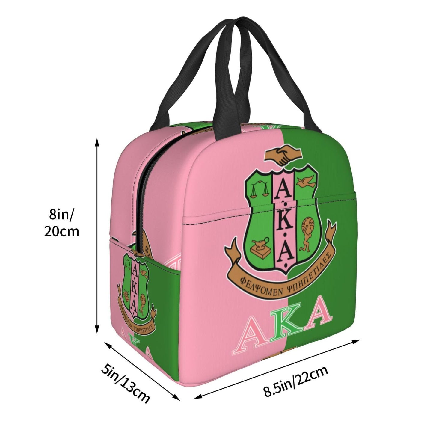 FRANTOFIT Insulated Lunch Bag for Women Portable Lunch Box Lunch Tote Cooler Bags for Work Travel Picnic (Pink)