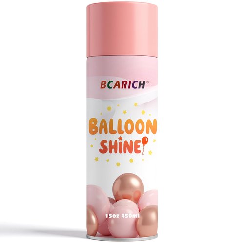 Balloon Shine Spray, 15oz High Shine Spray for Latex and Foil Balloon to Last Longer, Waterproof, Antioxidant, Instant Shiny Effect for Indoor and Outdoor Decoration