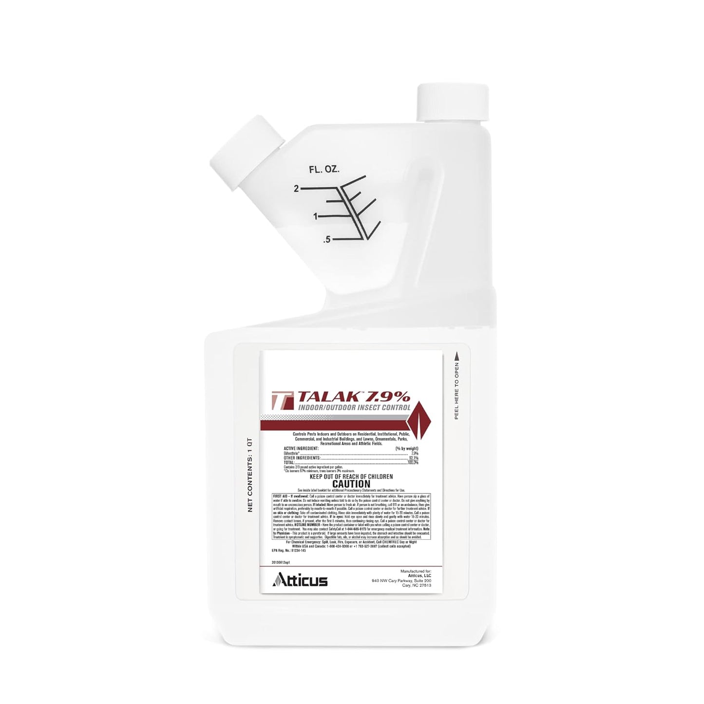 Atticus Talak Insect Control - Bifenthrin Concentrate for Indoor/Outdoor Use (32 Ounce)