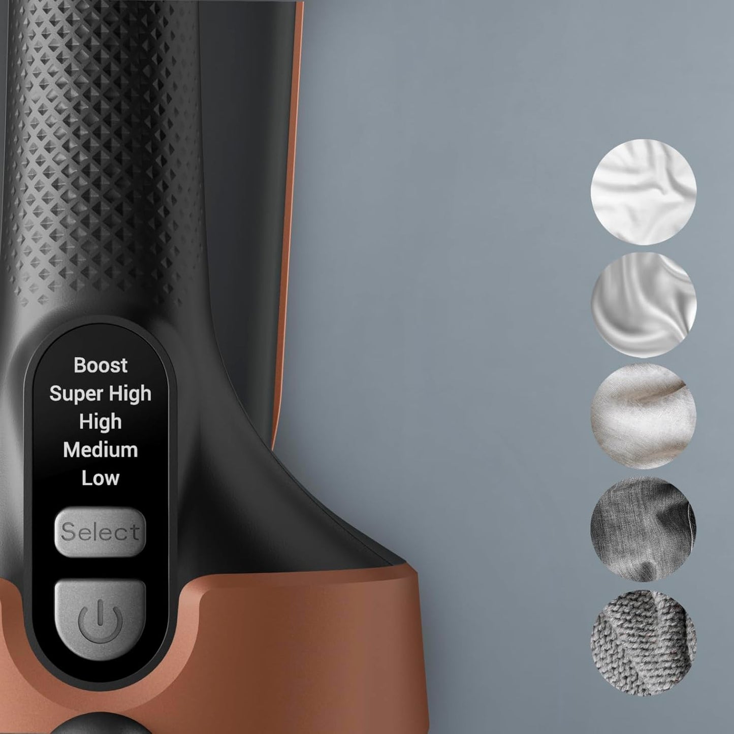 Rowenta Handheld Clothing Steamer - 3-in-1 Iron & Lint Remover, 7.1 Oz Tank, 1875 Watts, Black & Copper