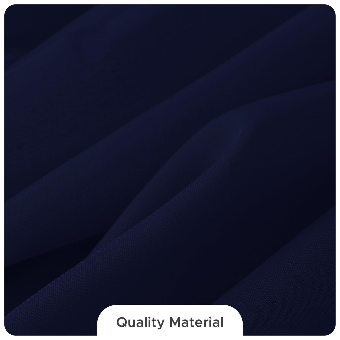 Fitable 8 Pack Round Tablecloths: Stain Resistant Wrinkle Free Circle Table Clothes, Washable Reusable Polyester Table Covers for Wedding Party Birthday Banquet Reception(Navy, 120 Inch)