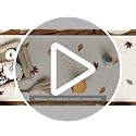 Artoid Mode 13 x 120 Inch Fall Table Runner Beige Polyester Home Decor