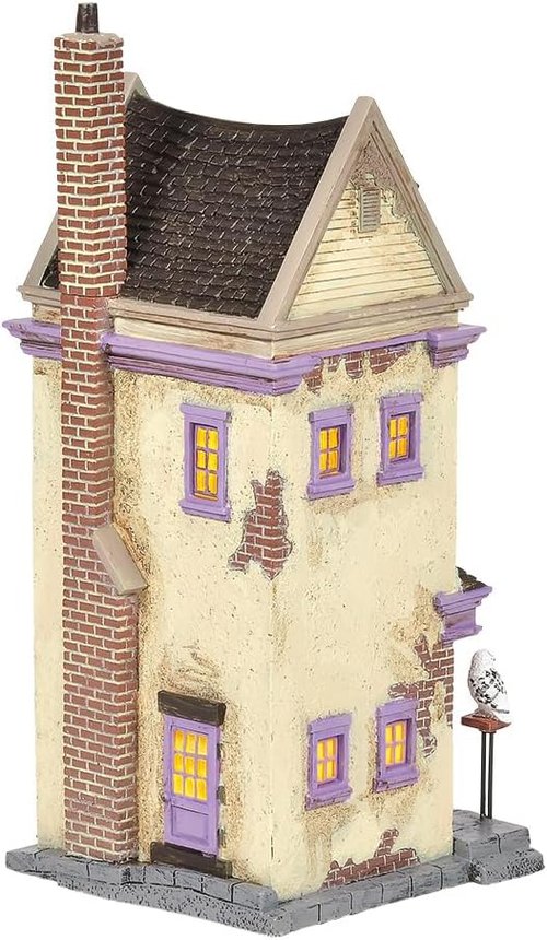 Department 56 Harry Potter Village Eeylops Owl Emporium - Lit Building, 8.66 Inch, Multicolor