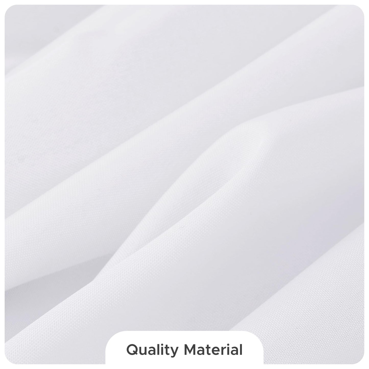 Fitable 8 Pack Table Cloth Rectangle Table: Stain and Wrinkle Resistant Tablecloth Rectangular, Washable Polyester Tablecloths for Wedding Party Dining Banquet Event Catering(White, 70x108 Inch)