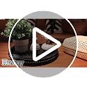 Rustic Wooden Serving Tray with Beads - Farmhouse Brown, 15.7 x 10.2 inches Variation of Brown-c8