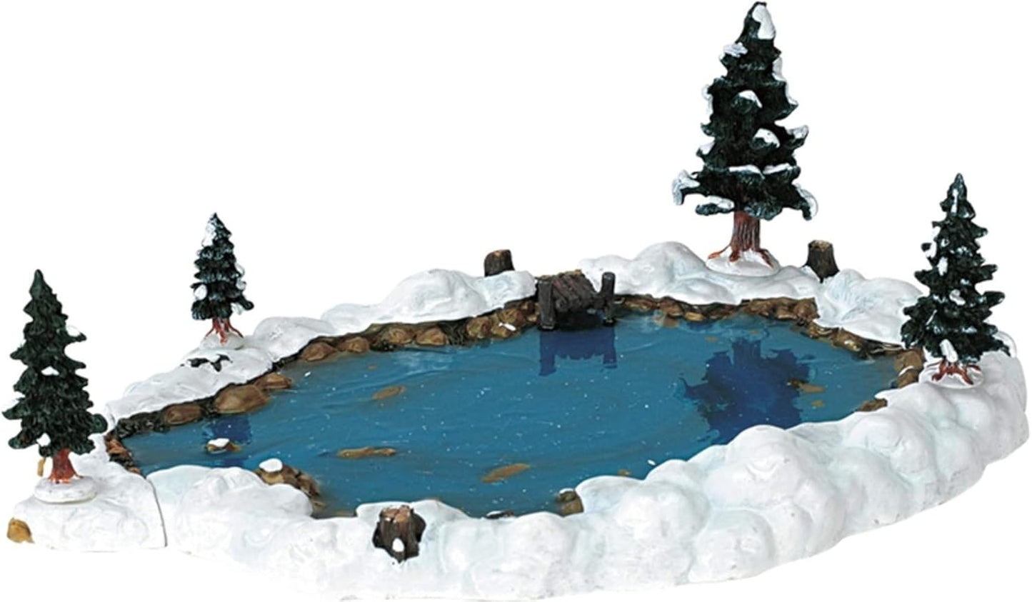 Lemax Christmas Village Mill Pond - Charming Holiday Decor for Festive Celebrations