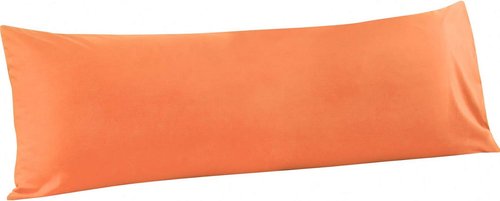 FLXXIE Body Pillow Cover - Super Soft Microfiber 20x54 Long Pillowcase | Wrinkle & Stain Resistant, Orange